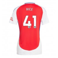 Camisa de Futebol Arsenal Declan Rice #41 Equipamento Principal Mulheres 2024-25 Manga Curta